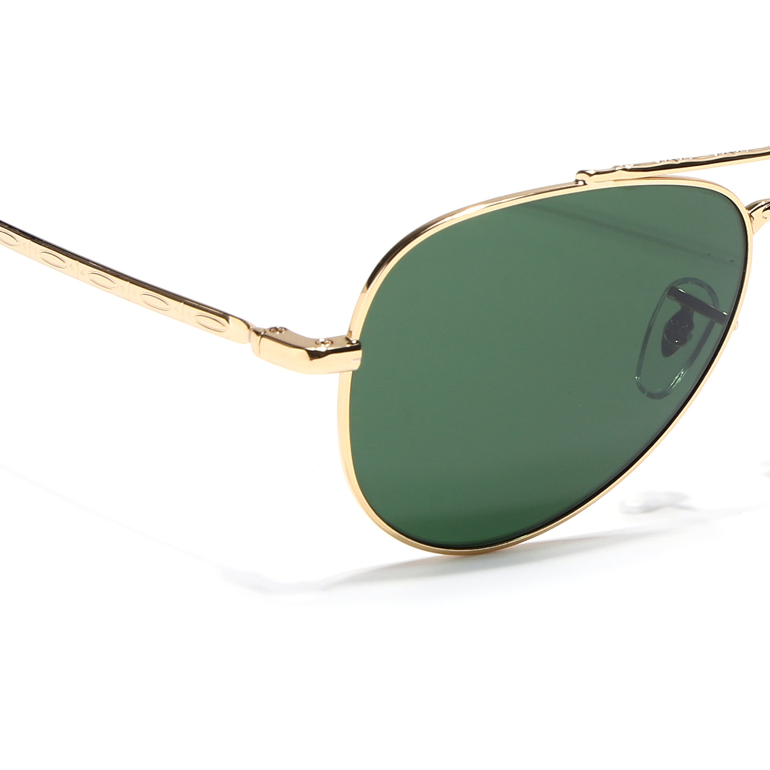 Malana | Green Aviator Sunglasses | Golden Frame - MG7622