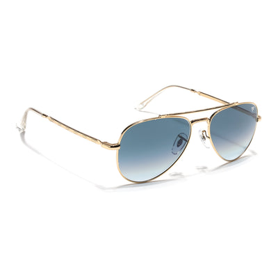 Malana | Grey & Clear Aviator Sunglasses | Golden Frame - MG7623