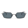 Malana | Black Hexagonal Sunglasses | Grey Frame - MG7631
