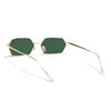 Malana | Green Hexagonal Sunglasses | Golden Frame - MG7634
