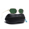 Malana | Green Hexagonal Sunglasses | Golden Frame - MG7634