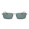 Malana | Black Rectangle Sunglasses | Grey Frame - MG7738