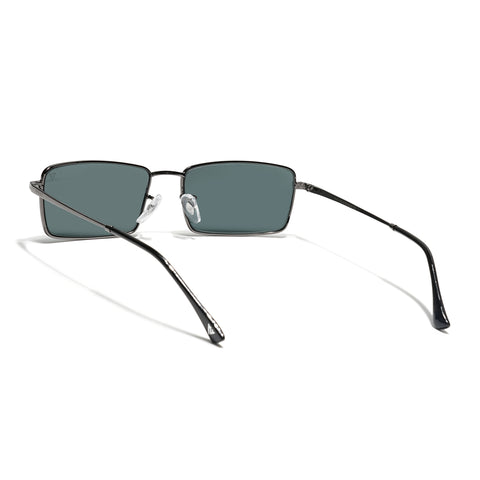 Malana | Black Rectangle Sunglasses | Grey Frame - MG7738