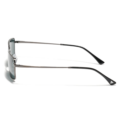 Malana | Black Rectangle Sunglasses | Grey Frame - MG7738