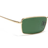 Malana | Green Rectangle Sunglasses Olive Lens | Golden Frame - MG7742