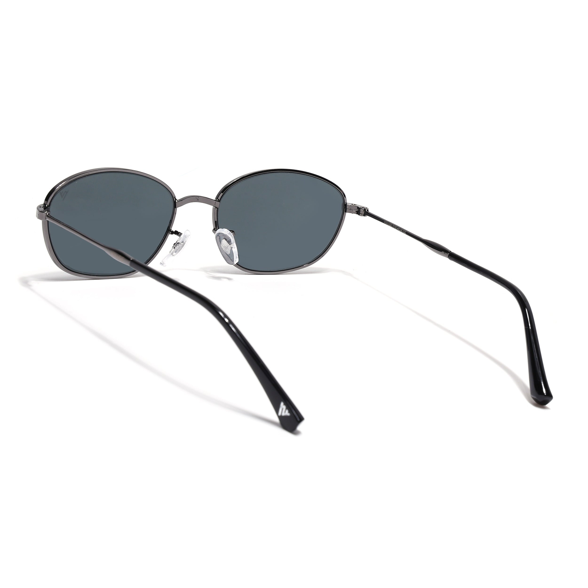 Malana | Black Oval Sunglasses | Grey Frame - MG7625
