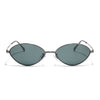 Malana | Black Oval Sunglasses | Grey Frame - MG7744