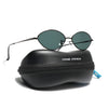 Malana | Black Oval Sunglasses | Grey Frame - MG7744