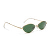 Malana | Green Oval Sunglasses | Golden Frame - MG7748