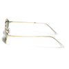 Malana | Green Oval Sunglasses | Golden Frame - MG7748