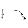 Malana | Black Rectangle Sunglasses | Grey Frame - MG7553