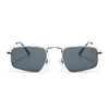 Malana | Black Rectangle Sunglasses | Silver Frame - MG7554