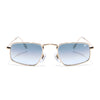 Malana | Grey & Clear Rectangle Sunglasses | Golden Frame - MG7556