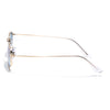 Malana | Grey & Clear Rectangle Sunglasses | Golden Frame - MG7556