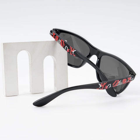 Square Polarized Sunglasses (Black Lens | Black Frame - PMG4815)