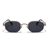 Monarch | Black Hexagonal Sunglasses | Golden Frame - MG7826