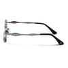 Monarch | Grey Hexagonal Sunglasses | Silver Frame - MG7827