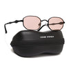 Monarch | Smoke Rose Hexagonal Sunglasses | Black Frame - MG7828