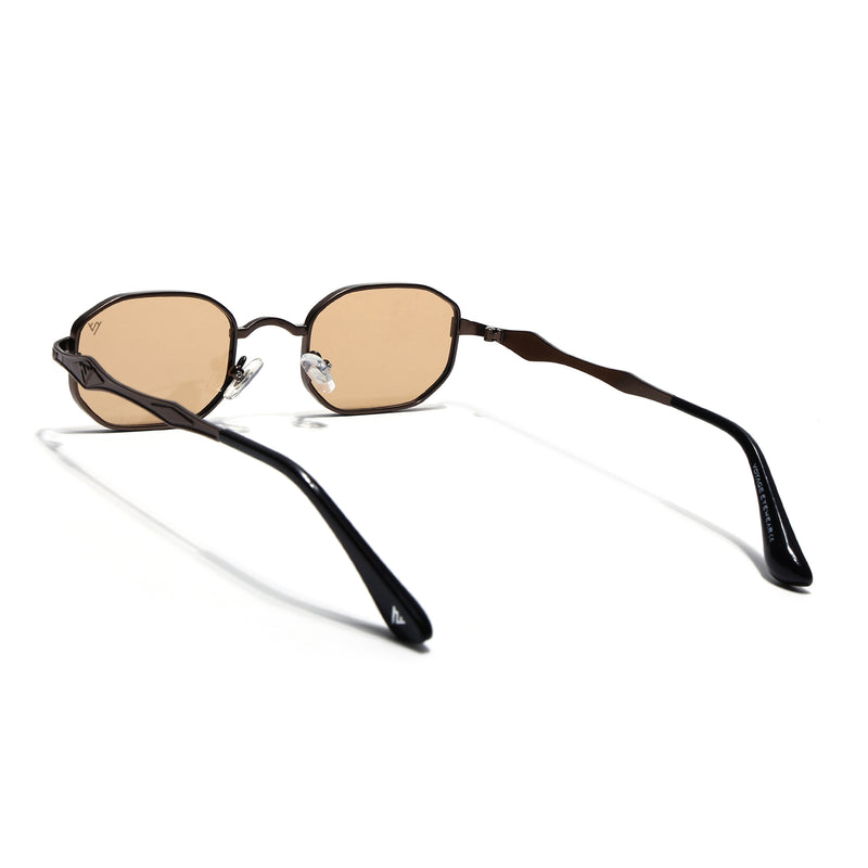 Monarch | Brown Hexagonal Sunglasses | Brown Frame - MG7830