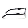 Hawk | Smoke black Rimless Sunglasses | Gun Metal Frame - MG9127