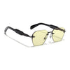 Hawk |Green Rimless Sunglasses | Gun Metal Frame - MG9128