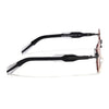 Hawk | Orange Rimless Sunglasses | Gun Metal Frame - MG9130