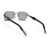 Hawk | Black Rimless Sunglasses | Silver Frame - MG9131