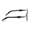 Hawk | Black Rimless Sunglasses | Silver Frame - MG9131