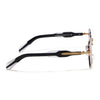 Hawk | Brown Rimless Sunglasses | Golden Frame - MG9132