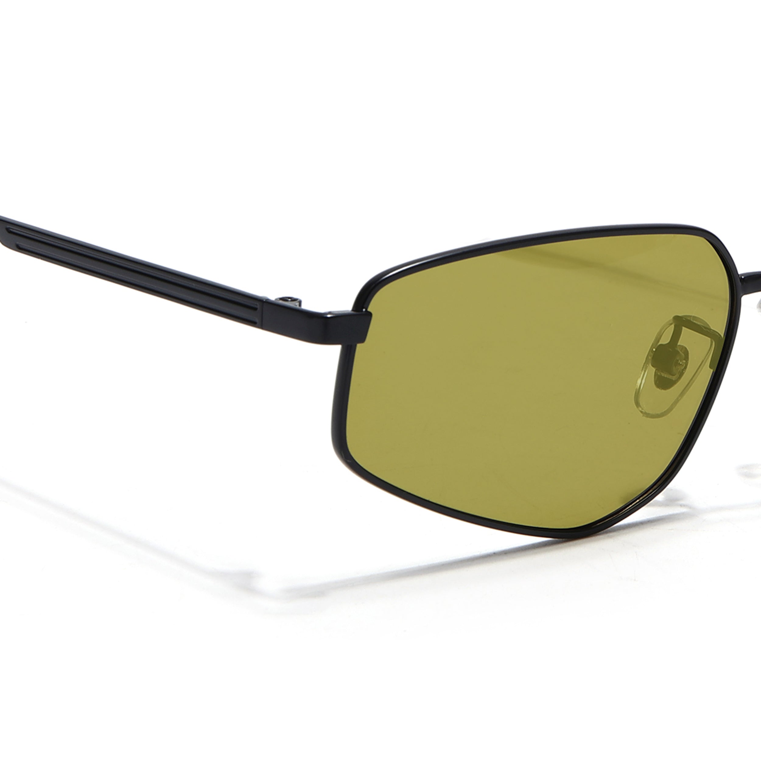 Claw | Olive GreenRectangle Polarized Sunglasses | Black Frame - PMG7644)