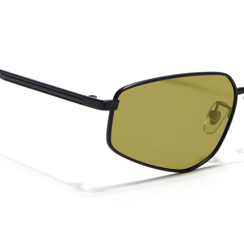 Claw | Olive GreenRectangle Polarized Sunglasses | Black Frame - PMG7644)