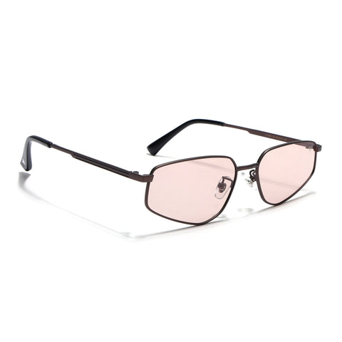 Claw | Brown Rectangle Polarized Sunglasses|  Brown Frame - PMG7646)