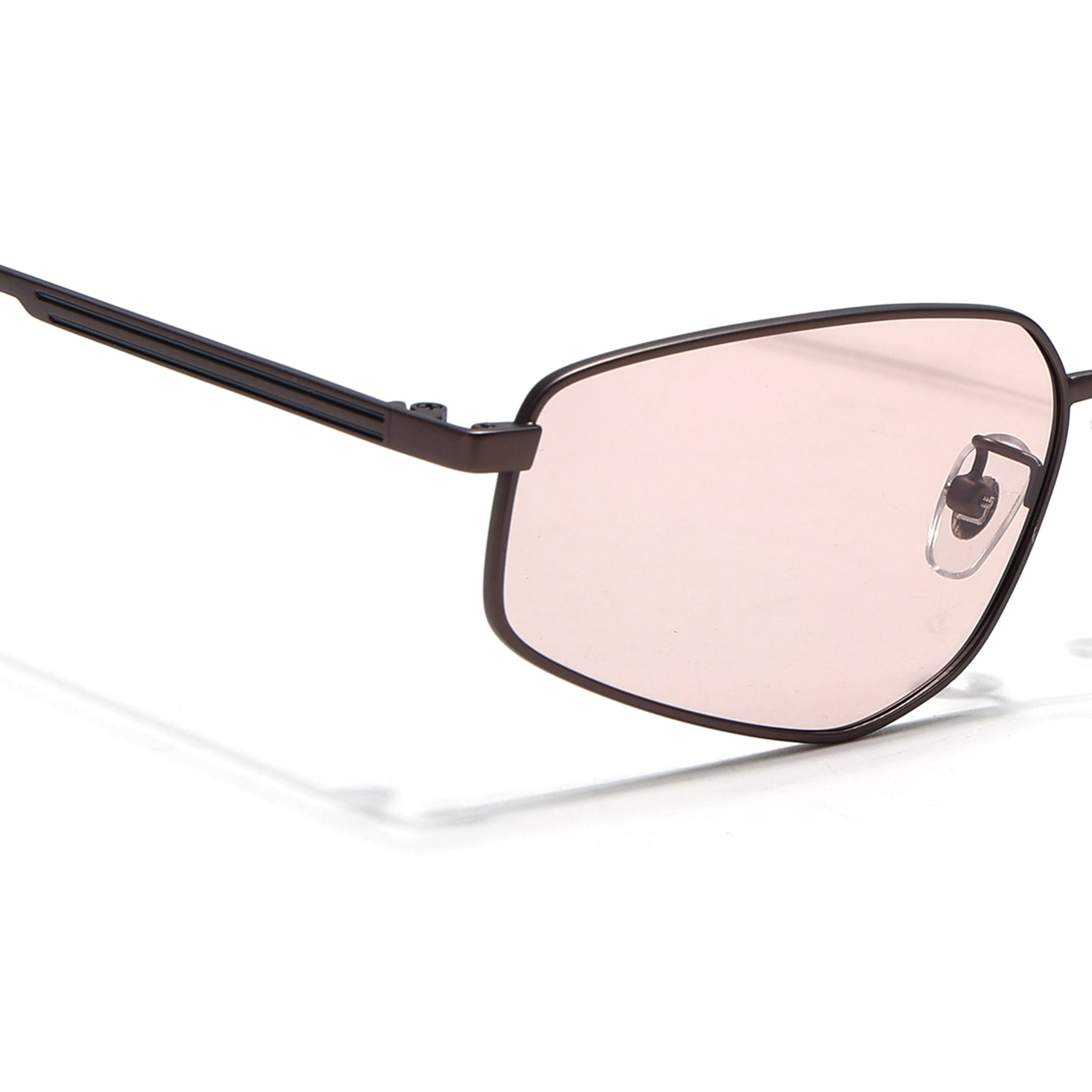 Claw | Brown Rectangle Polarized Sunglasses|  Brown Frame - PMG7646)