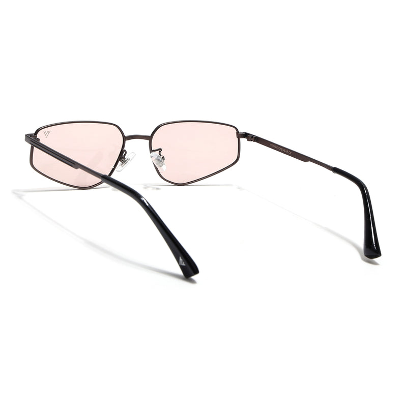 Claw | Brown Rectangle Polarized Sunglasses|  Brown Frame - PMG7646)