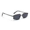 Predator | Black Rectangle Polarized Sunglasses | Gunmetal Grey Frame - PMG7638