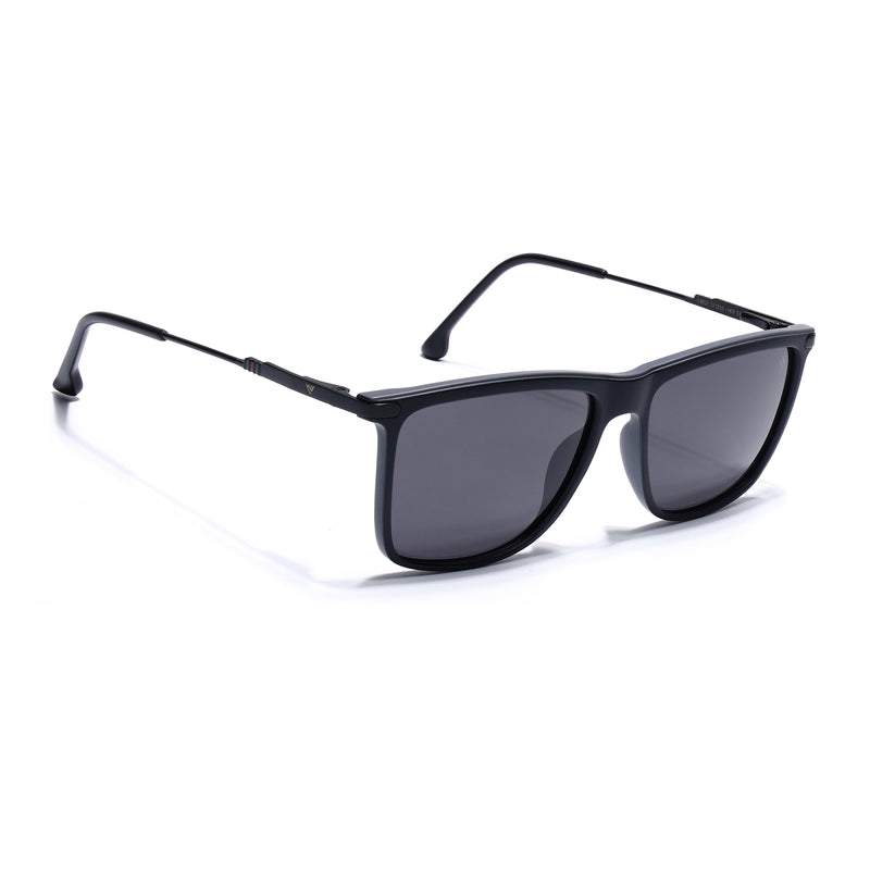Uptown | Wayfarer Polarized Sunglasses (Black Lens | Matt Black Frame - PMG5037)