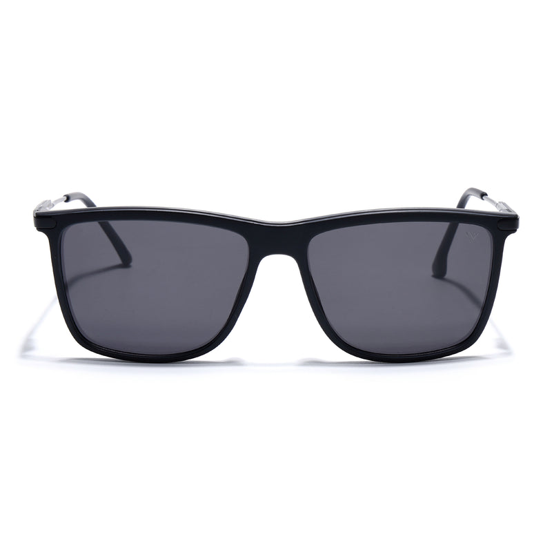 Uptown | Wayfarer Polarized Sunglasses (Black Lens | Matt Black Frame - PMG5037)