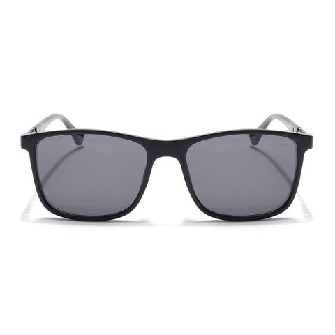 Wayfarer Polarized Sunglasses (Black Lens | Matt Black Frame - PMG5041)
