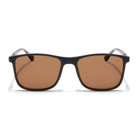 Wayfarer Polarized Sunglasses (Brown Lens | Brown Frame - PMG5043)