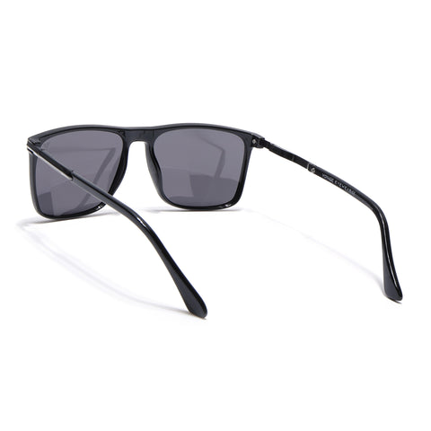 Wayfarer Polarized Sunglasses (Black Lens | Shine Black Frame - PMG5044)