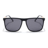 Wayfarer Polarized Sunglasses (Black Lens | Matt Black Frame - PMG5046)