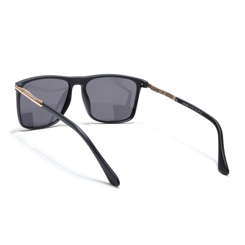 Wayfarer Polarized Sunglasses (Black Lens | Matt Black Frame - PMG5046)