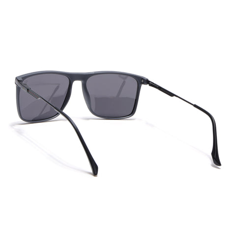 Wayfarer Polarized Sunglasses (Black Lens | Matt Black Frame - PMG5049)