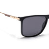 Wayfarer Polarized Sunglasses (Black Lens | Matt Black Frame - PMG5050)