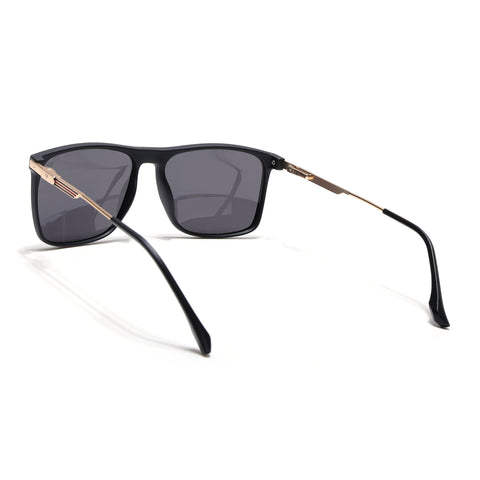 Wayfarer Polarized Sunglasses (Black Lens | Matt Black Frame - PMG5050)