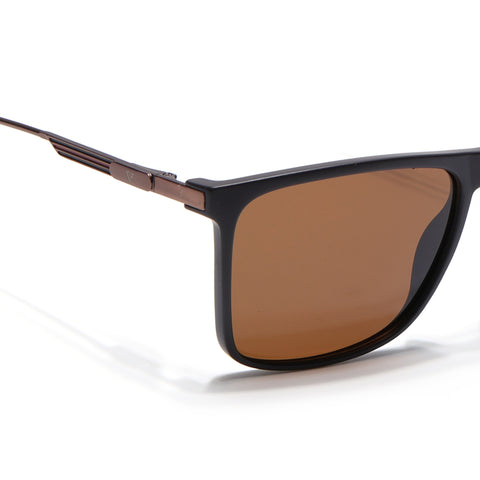Wayfarer Polarized Sunglasses (Brown Lens | Brown Frame - PMG5051)
