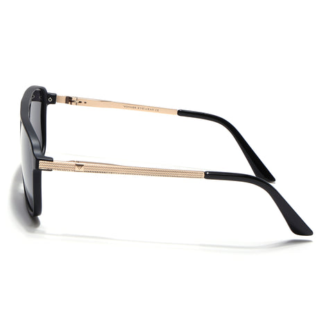 Nexus | Wayfarer Polarized Sunglasses (Black Lens | Matt Black Frame - PMG5054)