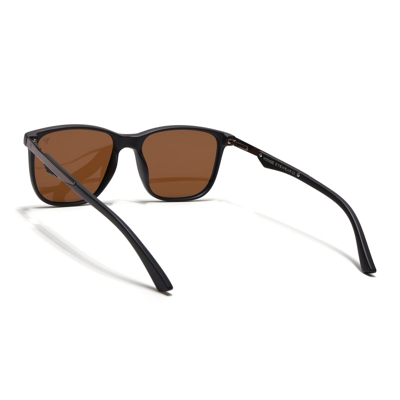 Wayfarer Polarized Sunglasses (Brown Lens | Brown Frame - PMG5059)