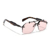 Hawk III | Smoke Rose Wayfarer Sunglasses | Gun Metal Frame - MG9135