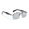 Hawk III | Black Wayfarer Sunglasses | Silver Frame - MG9136